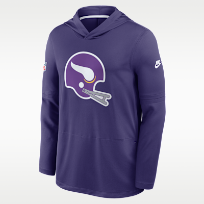 Minnesota Vikings Alt Men's Nike Dri-FIT NFL Long-Sleeve Hooded